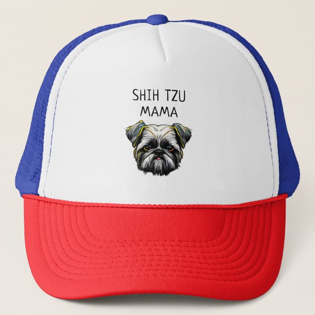 Shih Tzu Mamma Keps (Framsida)