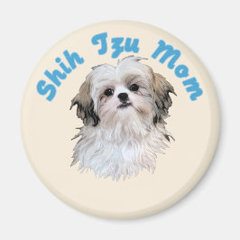 Shih Tzu Mamma Magnet