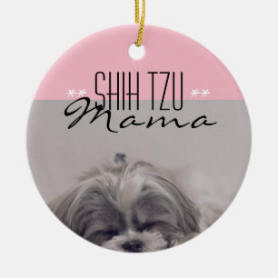 Shih Tzu Mamma Ornament för Hund Mammor