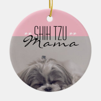 Shih Tzu Mamma Ornament för Hund Mammor