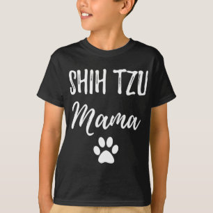 Shih Tzu Mamma Rolig hund Älskare Hund, Mamma Gift T Shirt