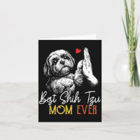 Shih tzu mamma roligaste hund mamma mors dag
