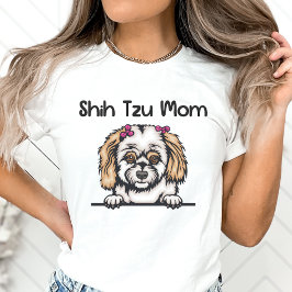 Shih Tzu Mamma Shirt, Hund Mamma T Shirt