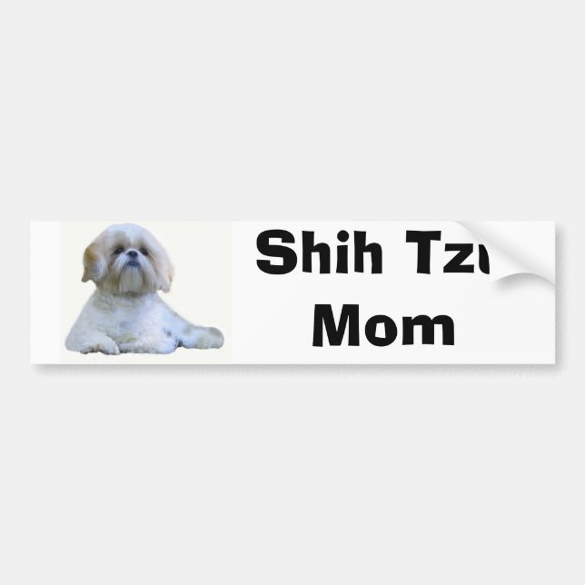 Shih Tzu mammabildekal Bildekal (Framsidan)
