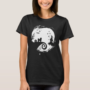 Shih Tzu Moon Halloween Kostym T Shirt