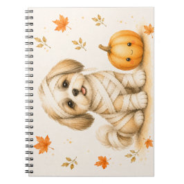 Shih Tzu-mumie Halloween Anteckningsbok