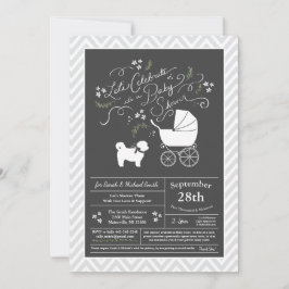 Shih Tzu Nalle Hund Baby Shower Gender Neutral Inbjudningar