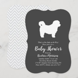 Shih Tzu Nalle Hund Baby Shower Gender Neutral Inbjudningar