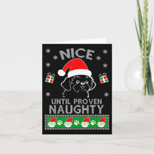 Shih Tzu Nice till bevisad Naughty Ugly jul Kort