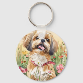Shih Tzu-nyckelkedjan - Cute Hund-nyckelkedjan Nyckelring