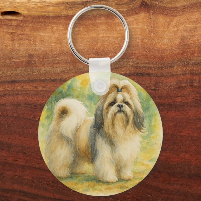Shih Tzu Nyckelring (Framsida)