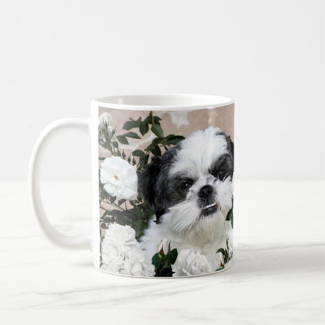 Shih Tzu och ro Kaffemugg (Vänster)