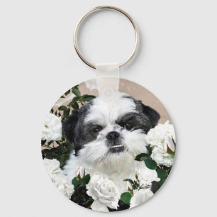 Shih Tzu och ro Nyckelring