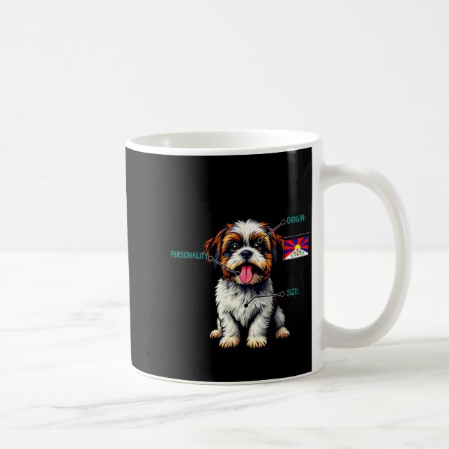 Shih Tzu Owner Funny Shih Tzu Lover  Kaffemugg (Höger)