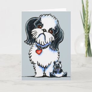 Shih Tzu Panda Kort