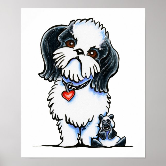 Shih Tzu Panda Poster (Framsidan)