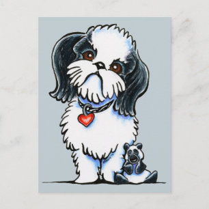 Shih Tzu Panda Vykort