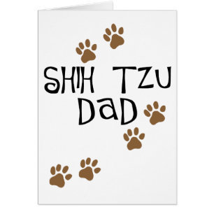 Shih Tzu pappa Hälsningskort