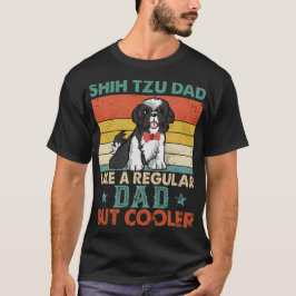 Shih Tzu Pappa som ett reguljärt Pappa men koler H T Shirt