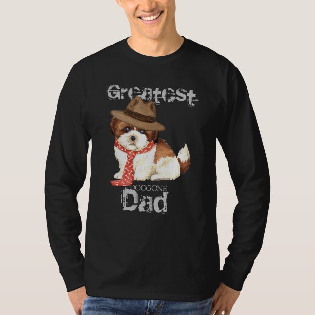 Shih Tzu Pappa T-shirt (Framsida)