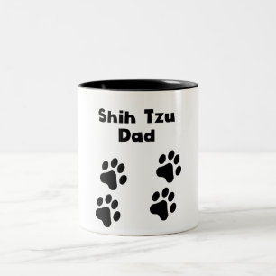 Shih Tzu pappa Två-Tonad Mugg