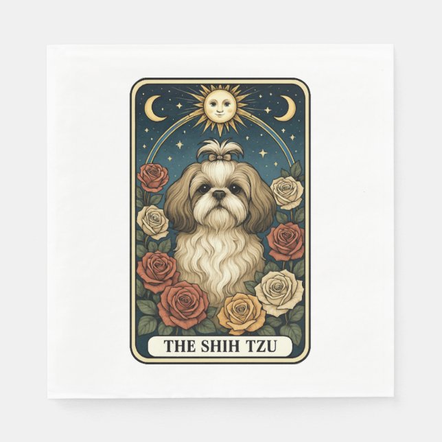 Shih Tzu Pappersservett (Framsidan)