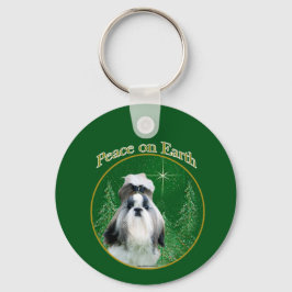 Shih Tzu Peace Nyckelring