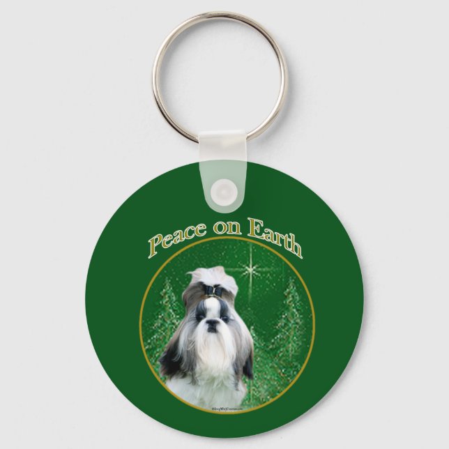 Shih Tzu Peace Nyckelring (Framsida)