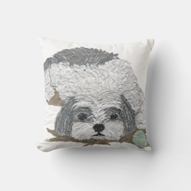 Shih Tzu Pillow Kudde (Framsida)