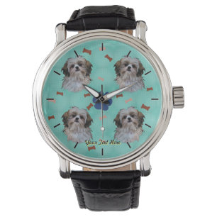 Shih Tzu porträtt Armbandsur