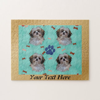 Shih Tzu Porträtt Pussel