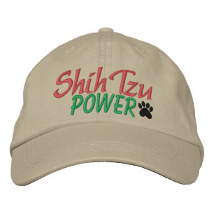 Shih Tzu Power av SRF Broderad Keps
