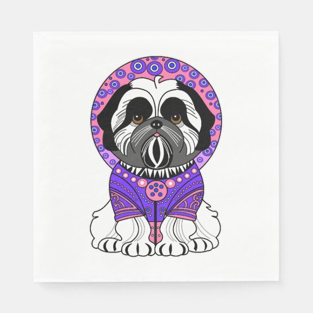 Shih Tzu Princess Pappersservett (Framsidan)