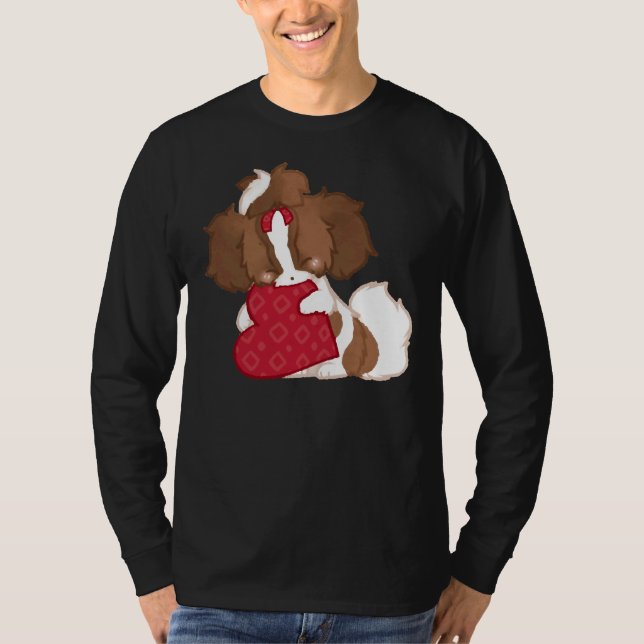 Shih Tzu Puppies T Shirt (Framsida)