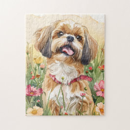 Shih Tzu Puzzle - Cute Hund Puzzle Pussel
