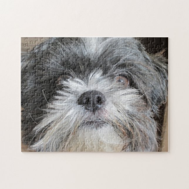 Shih Tzu Puzzle Pussel (Horisontell)