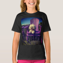 Shih Tzu Relaxing in the Sun (Dogs, Puppy) T Shirt