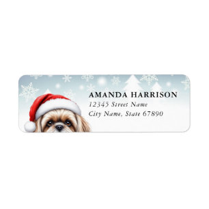 Shih Tzu Returadressetiketter Returadress Etikett