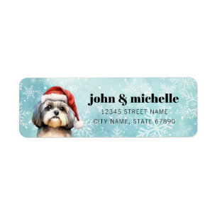 Shih Tzu Returetiketters Returadress Etikett