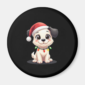 Shih Tzu Santa Christmas Tree Lights Xmas Dog Love Magnet