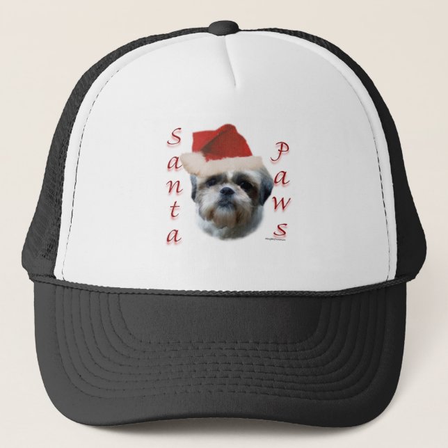 Shih Tzu Santa Tass Keps (Framsida)