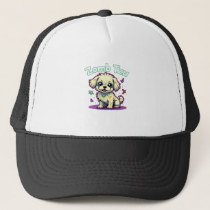 Shih Tzu Shihtzu Zombie Hund Halloween Överstor T- Keps