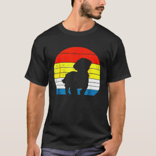 Shih Tzu Silhouette Sunset Hundägare T Shirt