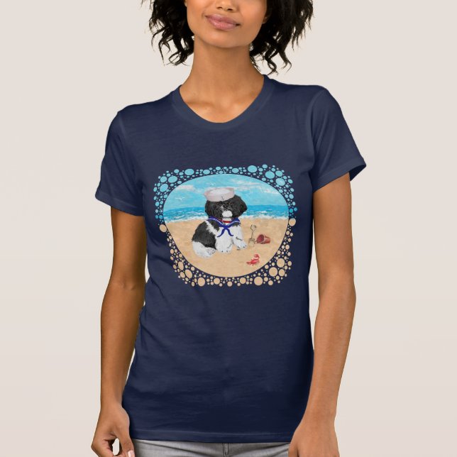 Shih Tzu Sjöman T-Shirt (Framsida)