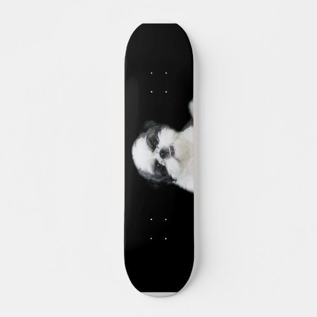 Shih Tzu-skateboard Mini Skateboard Bräda 18,5 Cm (Framsida)