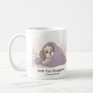 Shih Tzu Snuggles Mug – Cute Cozy Dog Lover Gift Kaffemugg