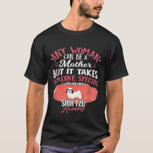 Shih Tzu Speciell Mamma T Shirt
