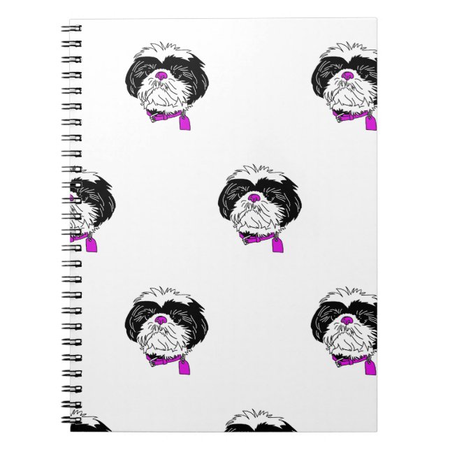 Shih Tzu Spiral fotopatbok Anteckningsbok (Framsidan)
