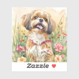 Shih Tzu Sticker - Cute Hund Sticker Klistermärken