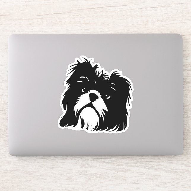 Shih Tzu Sticker Klistermärken (Dator)